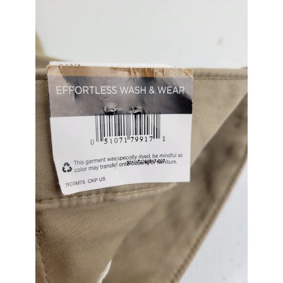 NWT Lee Tan Chino Straight Leg Relaxed Fit Mid Rise Pants Women's Plus Size 26W - Picture 11 of 13